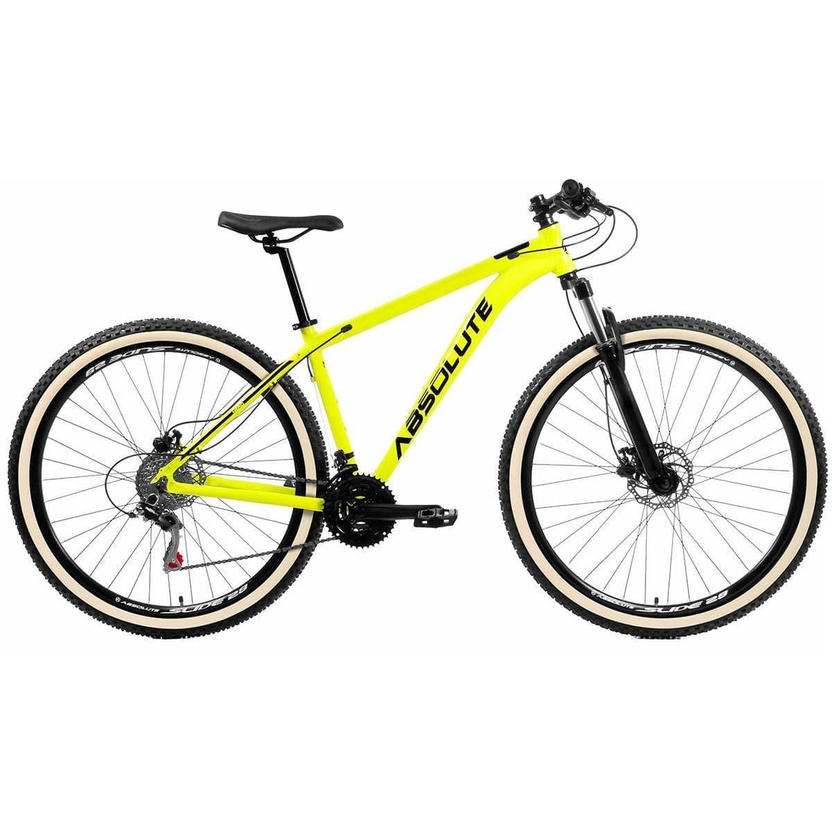 Bicicleta Absolute Nero 4 Disc H Aro 29 Susp. Dianteira 18 Marchas - Amarelo