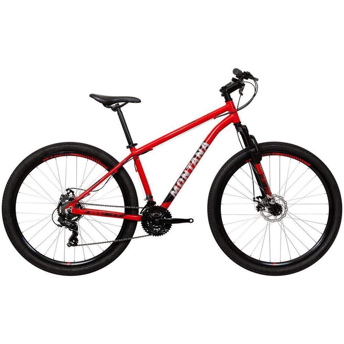 Bicicleta 29" Caloi Montana Freio a Disco 21 Marchas Câmbio Shimano Menor preço em Bicicleta 29" Caloi Montana Freio a Disco 21 Marchas Câmbio Shimano
