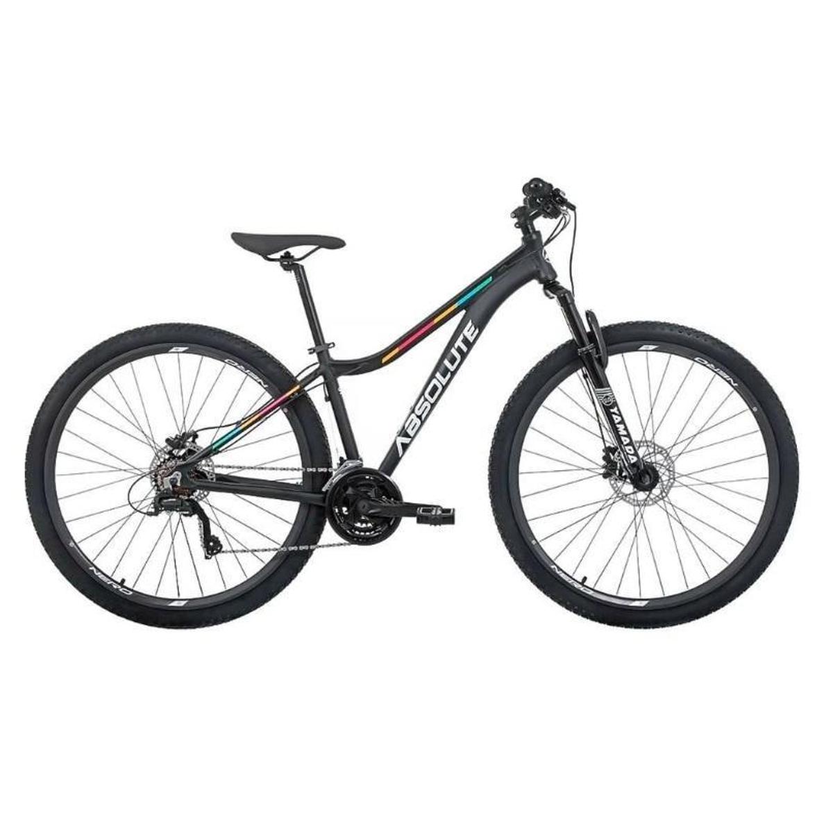 Bicicleta Absolute Mia Iii Disc H Aro 29 Susp. Dianteira 24 Marchas - Preto/verde