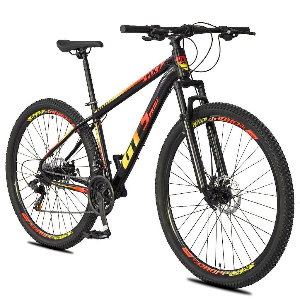 Bicicleta 29 GT Sprint MX7 21 Marchas Freio a Disco MTB Alumínio