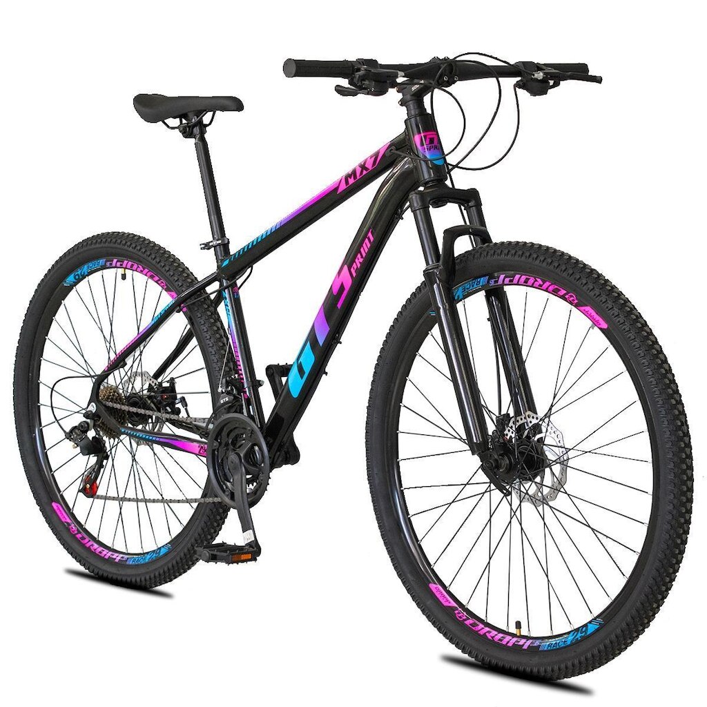 Bicicleta 29 GT Sprint MX7 21 Marchas Freio a Disco MTB Alumínio