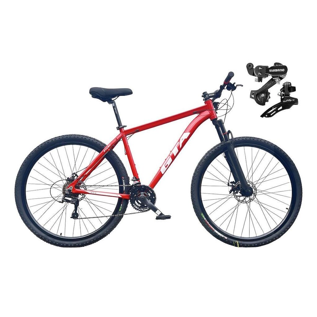 Bicicleta 29 Gta Start 21v Câmbios Shimano Garfo Suspensão Freio A Disco  Mtb