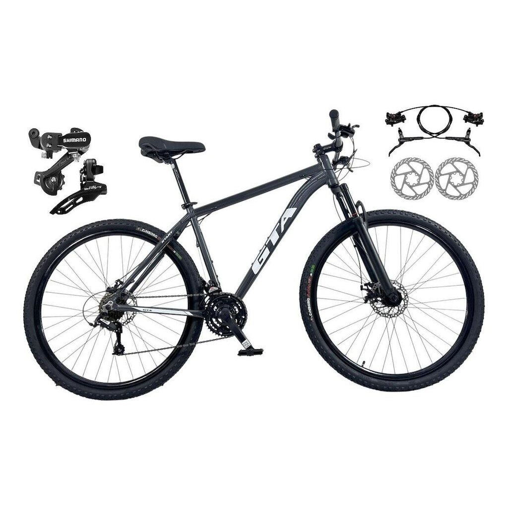 Bicicleta 29 Gta Start 21v Freio Hidráulico Câmbios Shimano Garfo Suspensão