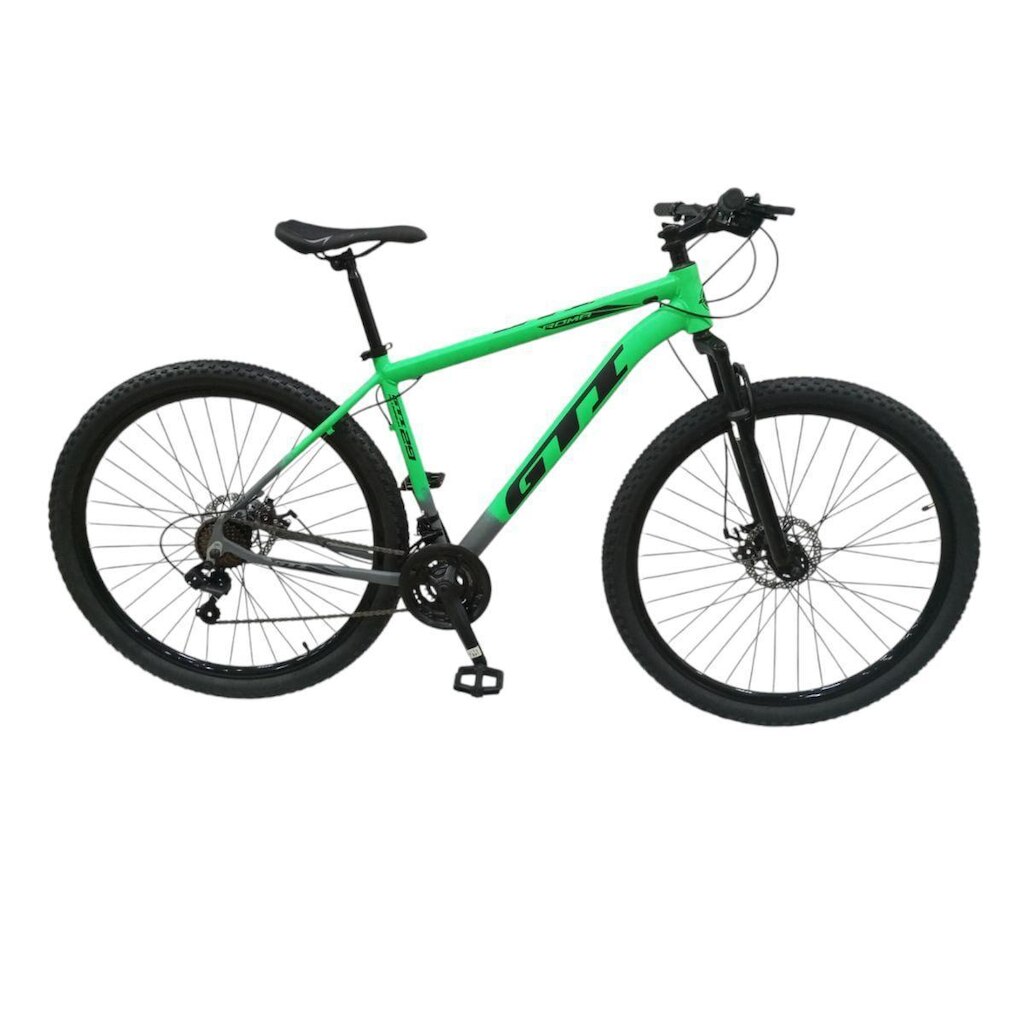 Bicicleta 29 Gti Roma 21v Index Disco Mecanico Suspencao Dianteira Resistente