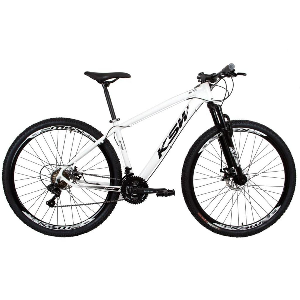 Bicicleta 29 KSW Câmbios Shimano Aro 29 Freio A Disco 21V - Branco ...