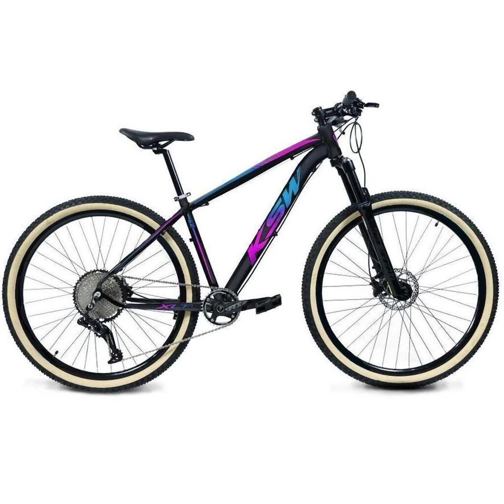 Bicicleta 29 Ksw Xlt 12v Freios Hidráulicos 1x12 K7 11/50 Pedivela Hollowtech 34d Trava Pneus Bege