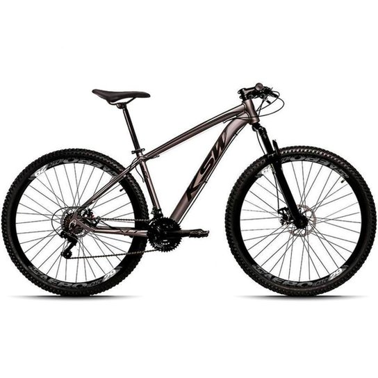 Bicicleta 29 KSW XLT 21V Câmbios Shimano Freio a Disco Quadro Alumínio MTB - Grafite+Preto é ruim? Bicicleta 29 KSW XLT 21V Câmbios Shimano Freio a Disco Quadro Alumínio MTB - Grafite+Preto é boa?