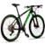 Bicicleta 29 Raider Z3X Pro 12V  Freio Hidráulico Suspensão com Trava no Guidão - Preto+verde