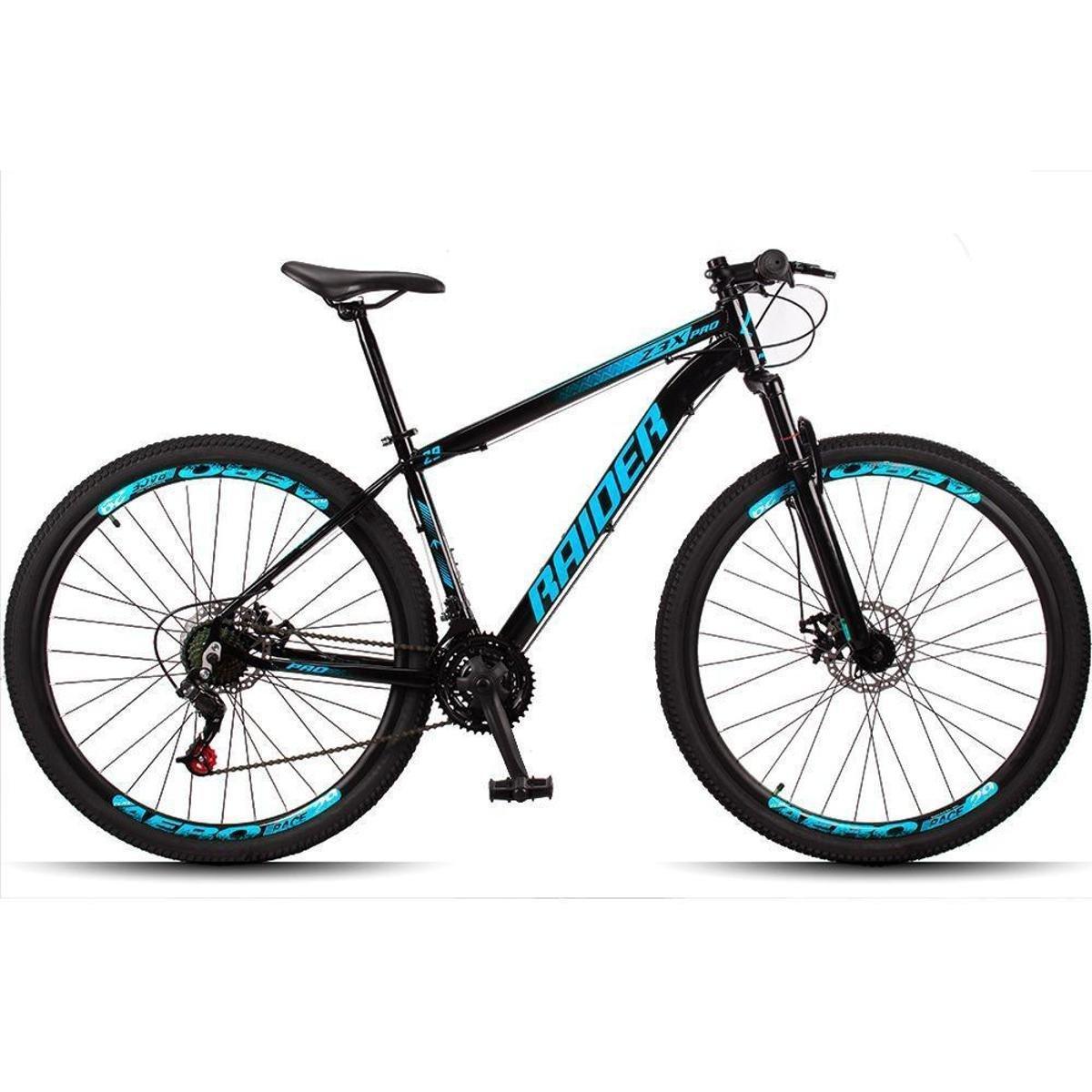 Bicicleta 29 Raider Z3X Pro 21V Freio a Disco e Suspensão Quadro Alumínio MTB Menor preço em Bicicleta 29 Raider Z3X Pro 21V Freio a Disco e Suspensão Quadro Alumínio MTB