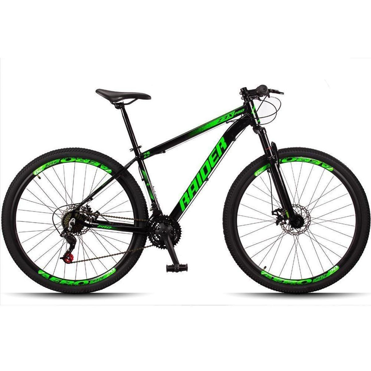 Bicicleta Raider Z3x Disc H Aro 29 Susp. Dianteira 21 Marchas - Verde