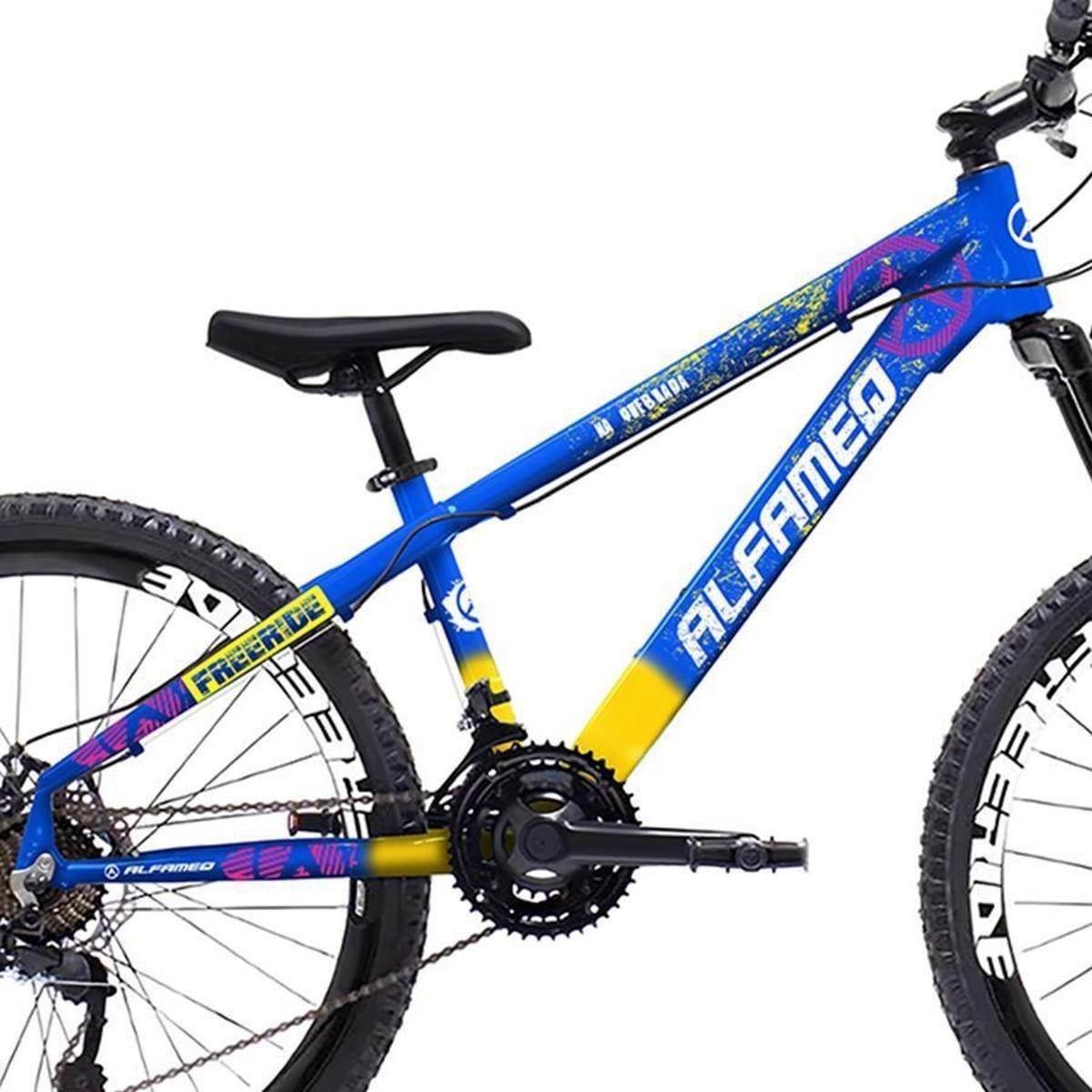 Bicicleta Alfameq Na Qubrada Freeride de Grau Aro 26 Freio a Disco