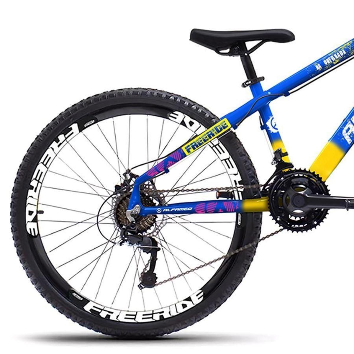 サイボーグデザイン 610 ＢI u e・Ｗａr・Ｍａc h i n e Bicicleta Alfameq Na Qubrada Freeride de Grau Aro 26 Freio a Disco