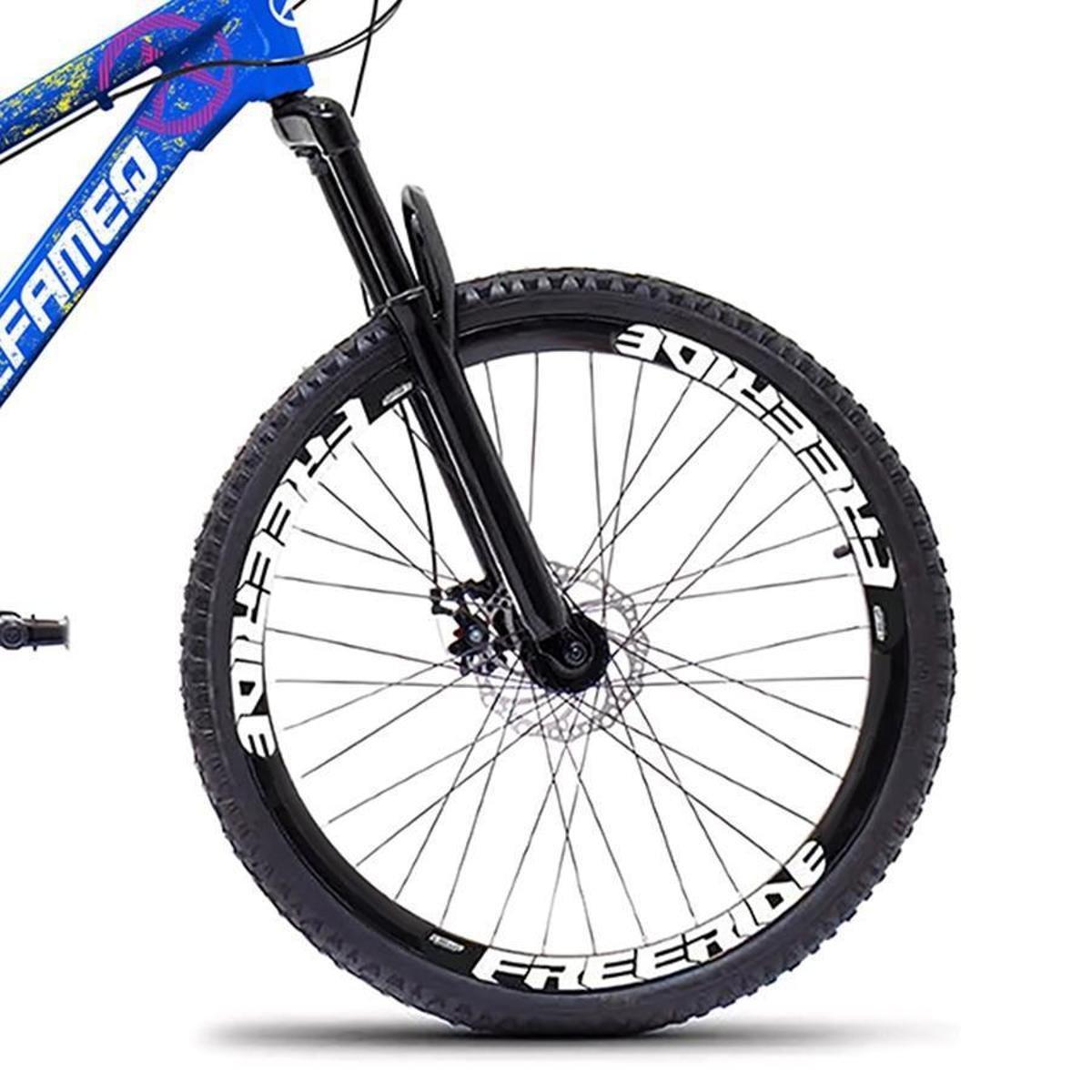 Bicicleta Alfameq Na Qubrada Freeride de Grau Aro 26 Freio a Disco