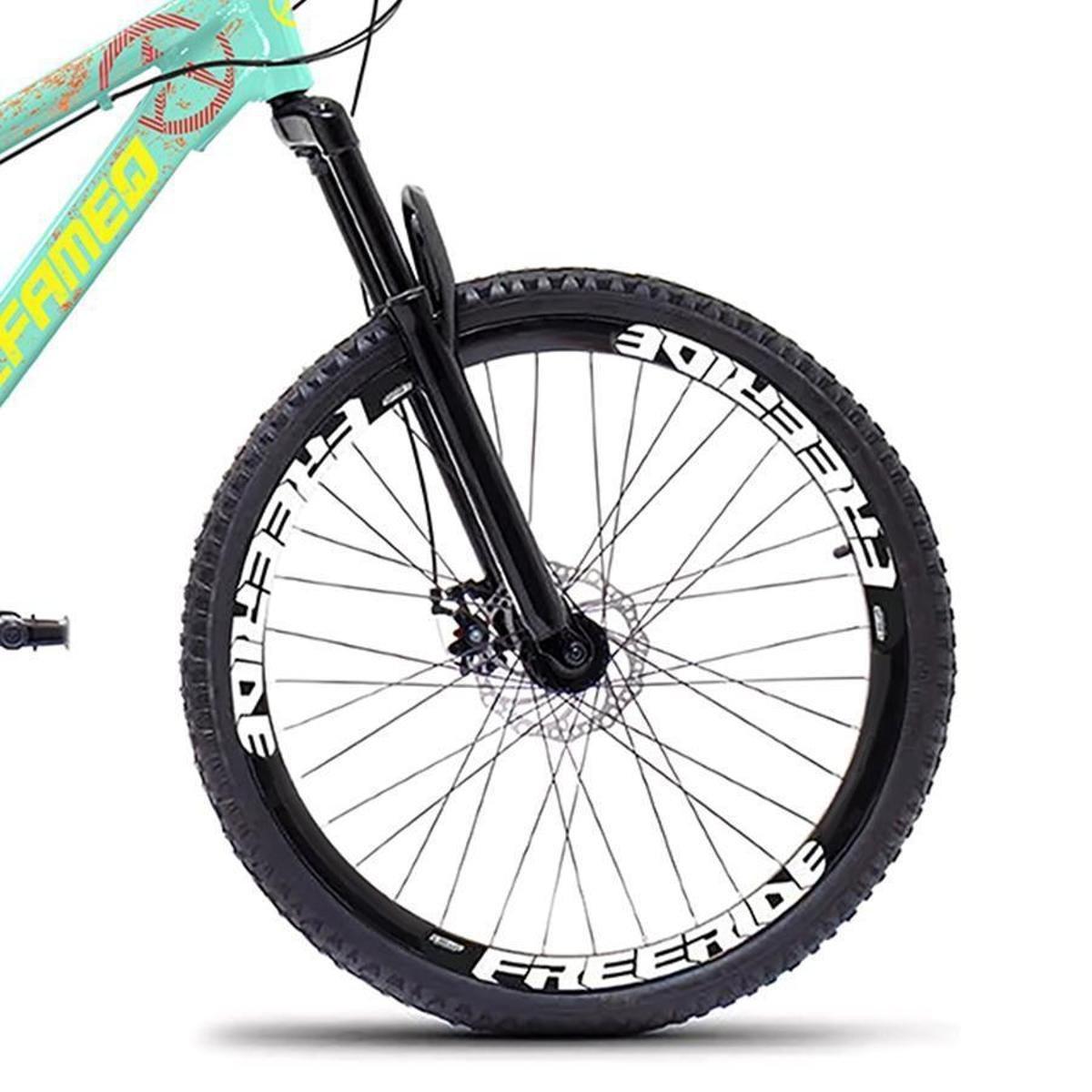 Bicicleta Alfameq Na Qubrada Freeride de Grau Aro 26 Freio a Disco