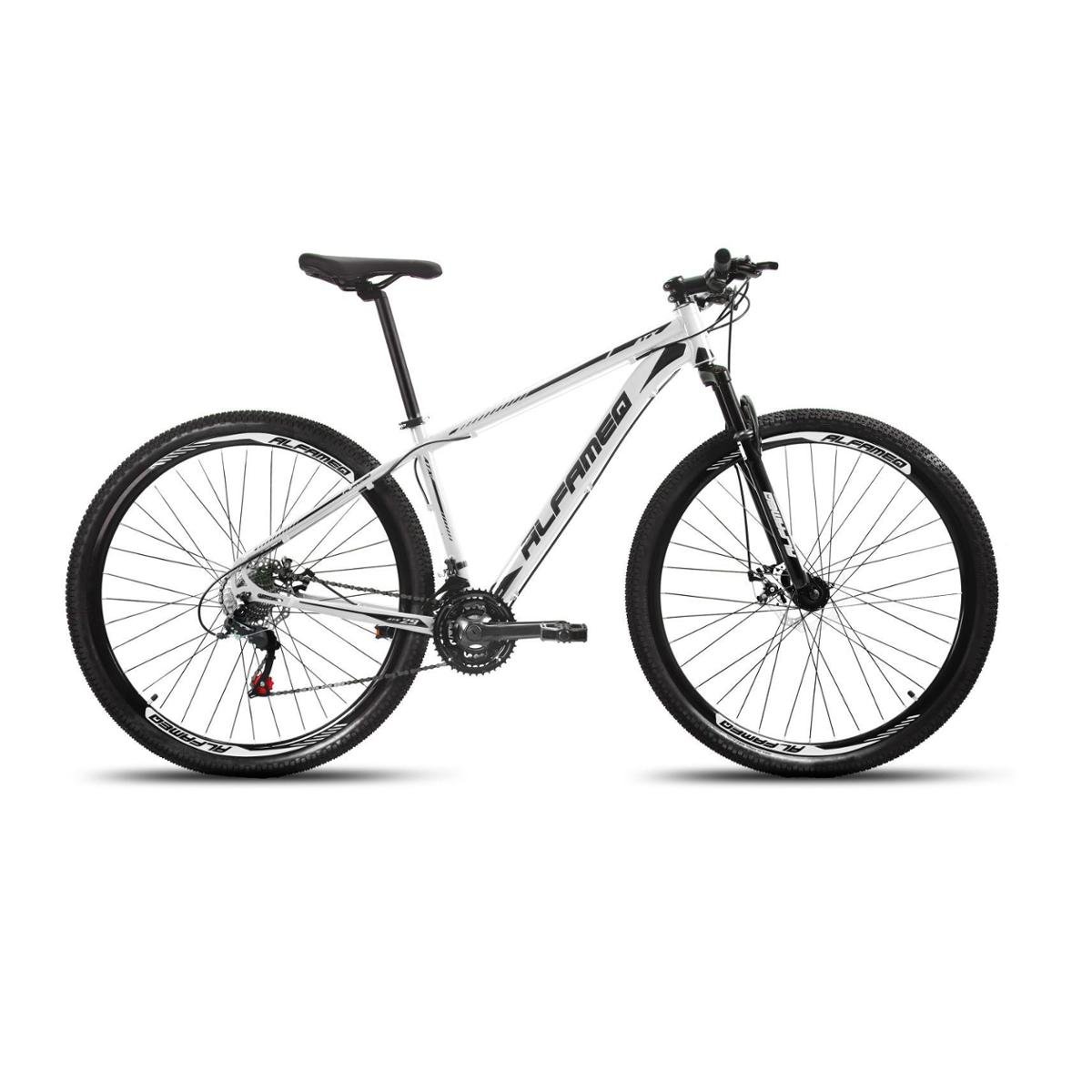 Bicicleta Alfameq Atx Disc M Aro 29 Susp. Dianteira 21 Marchas - Branco