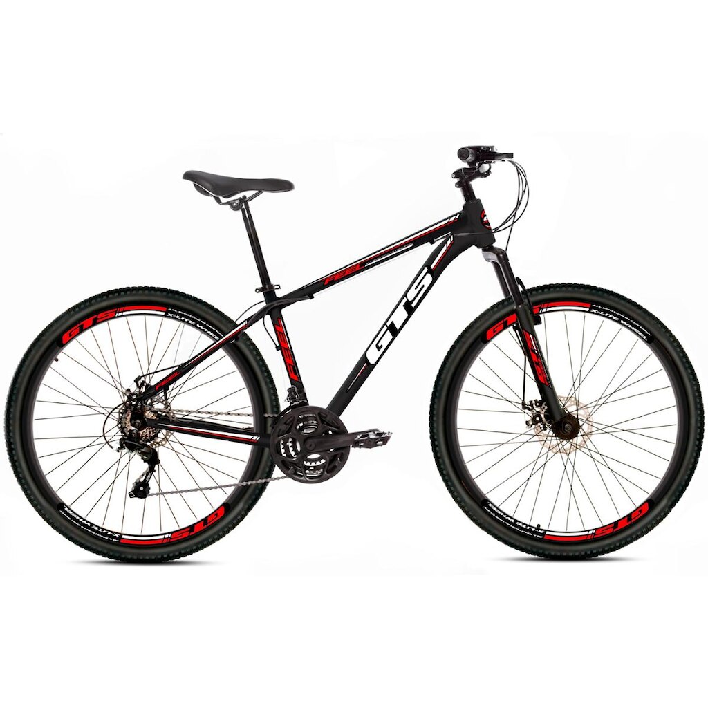 Bicicleta Alumínio Aro 29 Gts Feel Freio À Disco 21 Marchas