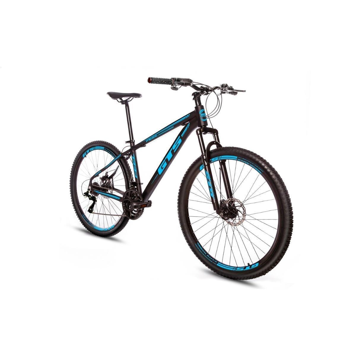 Bicicleta Gts Feel Disc Aro 29 Susp. Dianteira 21 Marchas - Azul/preto
