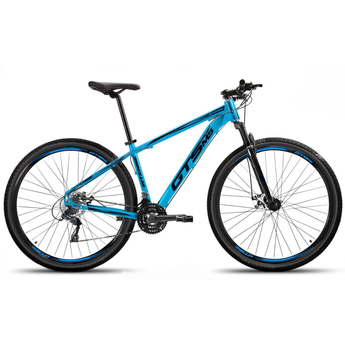 Bicicleta Gts Pro M5 Intense Aro 29 Susp. Dianteira 24 Marchas - Azul
