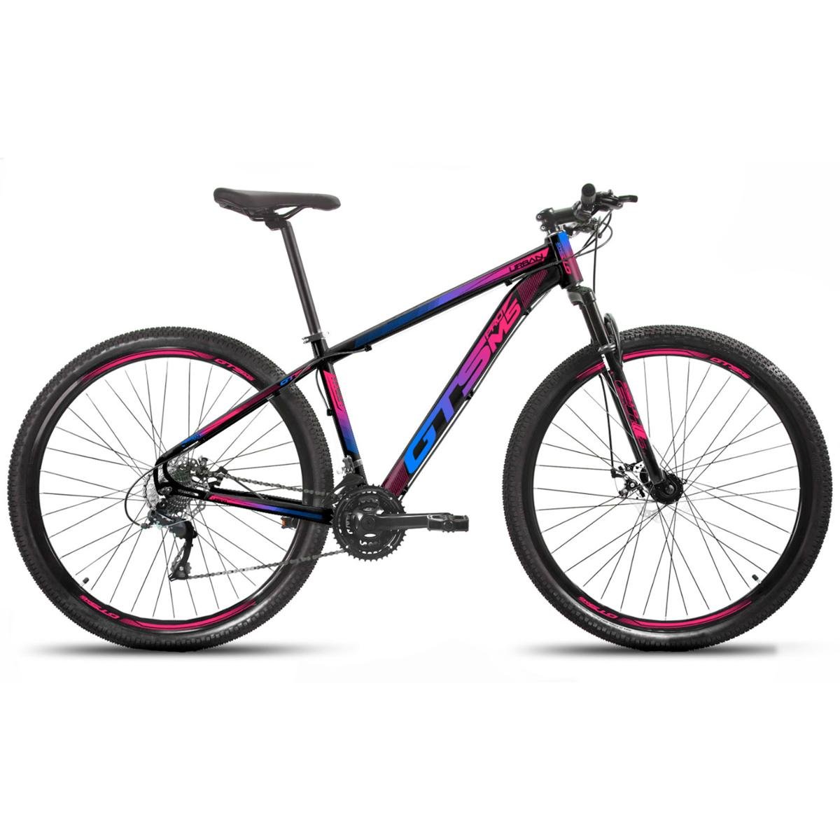 Bicicleta Alumínio Aro 29 GTSPROM5 Urban Câmbio Shimano Freio a Disco 24 Marchas