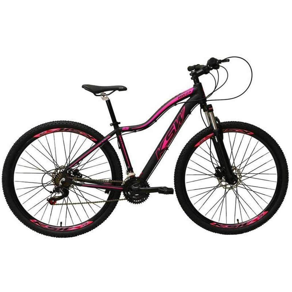 Bicicleta Alumínio Aro 29 Ksw 21Vel Cambios e Alavanca Shimano