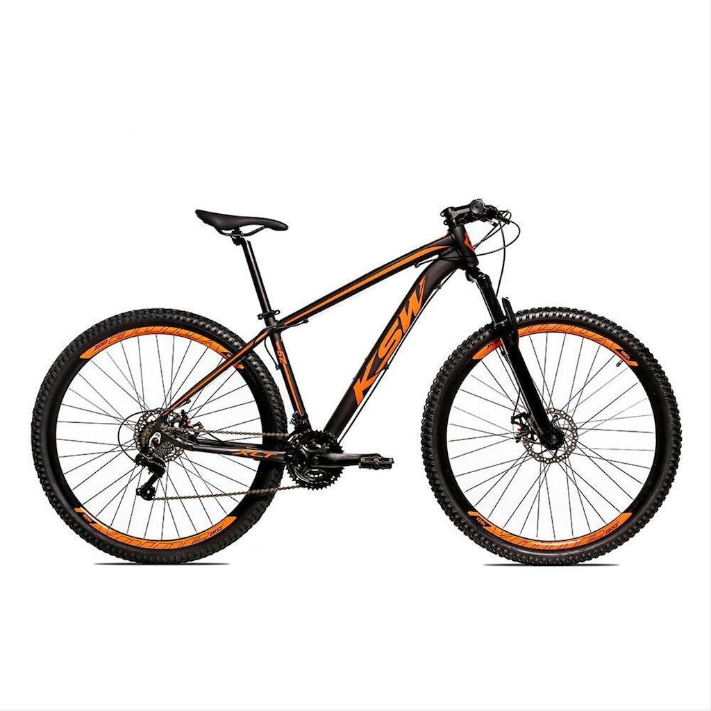 Bicicleta Alumínio Aro 29 Ksw 21Vel Cambios e Alavanca Shimano
