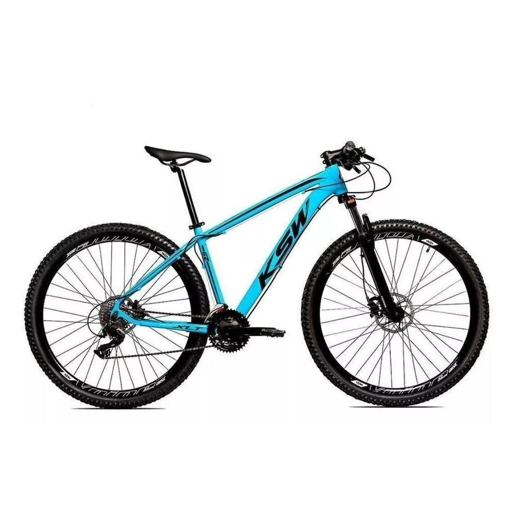Bicicleta Aluminio Aro 29 Ksw 27 Vel Freio Disco Hidráulica