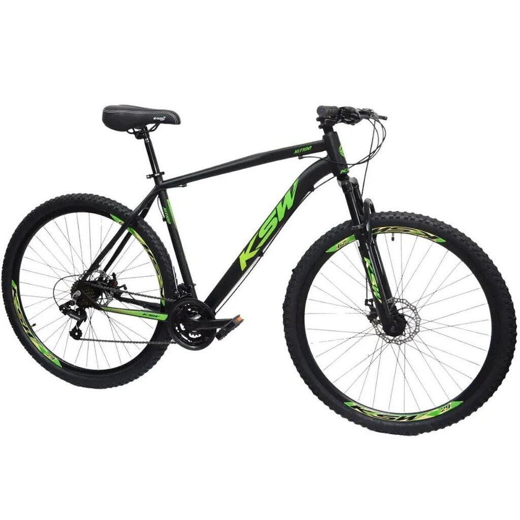Bicicleta Aluminio Aro 29 Ksw 27 Vel Freio Disco Hidráulica