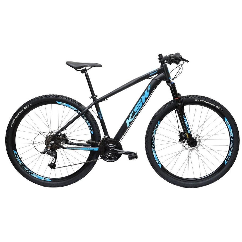 Bicicleta Aluminio Aro 29 Ksw 27 Vel Freio Disco Hidráulica
