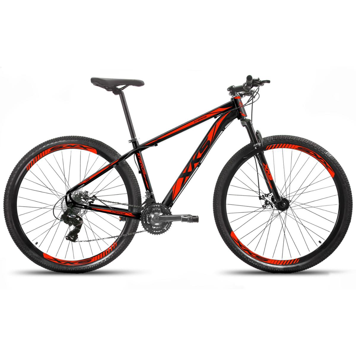 Bicicleta Xks Kairos Aro 29 Susp. Dianteira 27 Marchas - Preto/vermelho