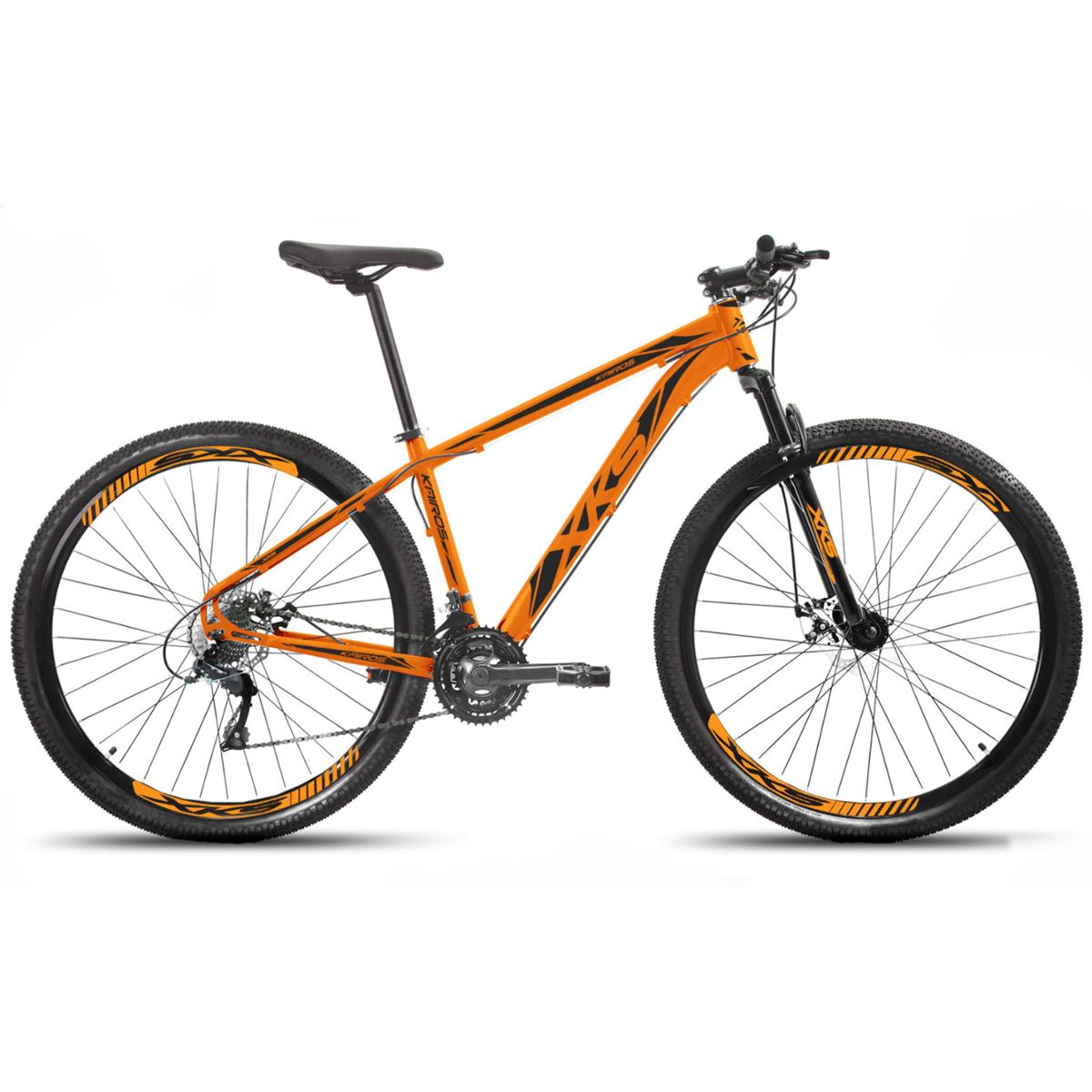 Bicicleta Xks Kairos Aro 29 Susp. Dianteira 24 Marchas - Laranja/preto