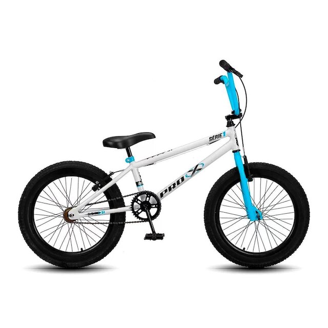 Bicicleta Aro 20 BMX Infantil PRO X S1 V-Brake Com Rodinhas