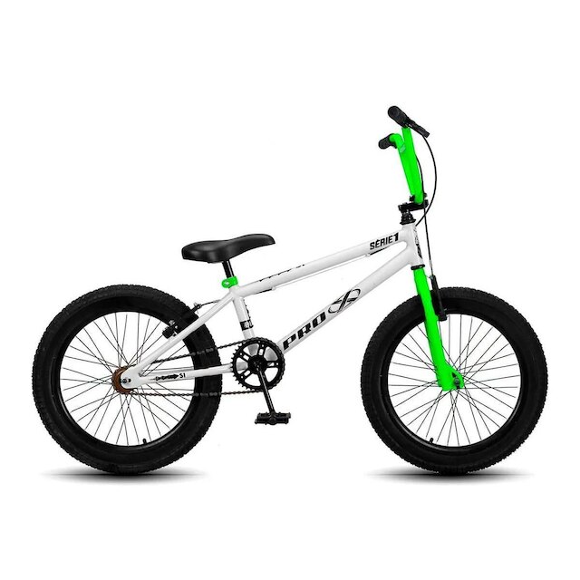 Bicicleta Aro 20 BMX Infantil PRO X S1 V-Brake Com Rodinhas