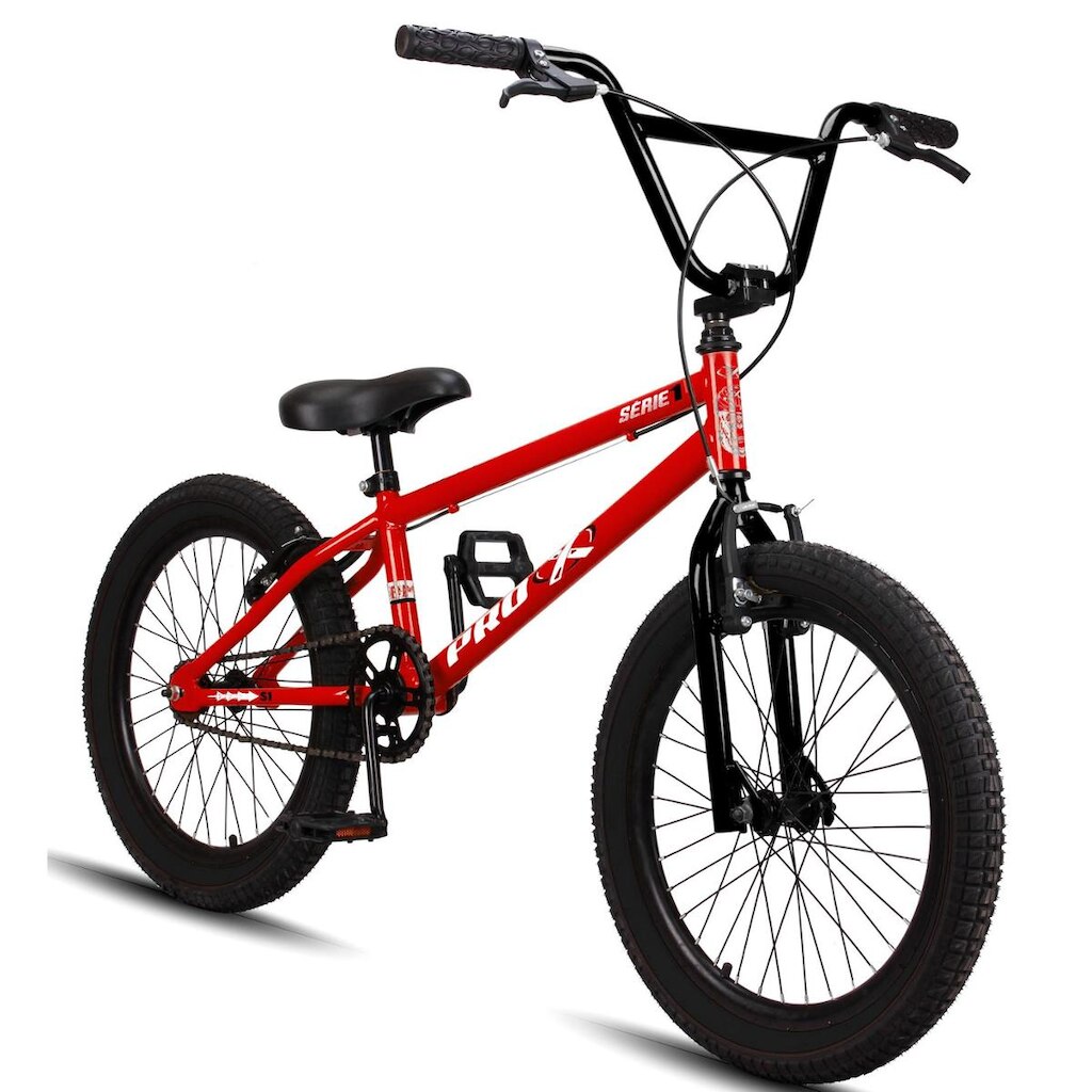 Bicicleta aro 20 BMX Pro-X Infantil Série 1 Aro Aero Freio V-Brake