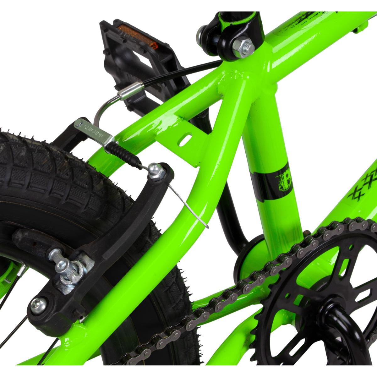 Bicicleta aro 20 BMX Pro-X Série 1 freio V-Brake aros Aero - Verde