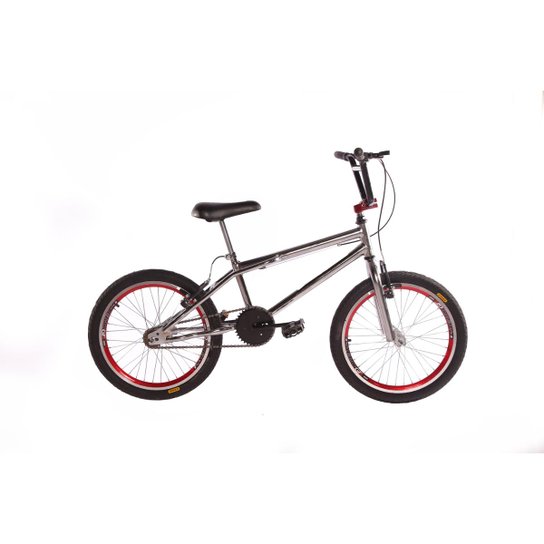Bicicleta Aro 20 Cromada Freios V-brake