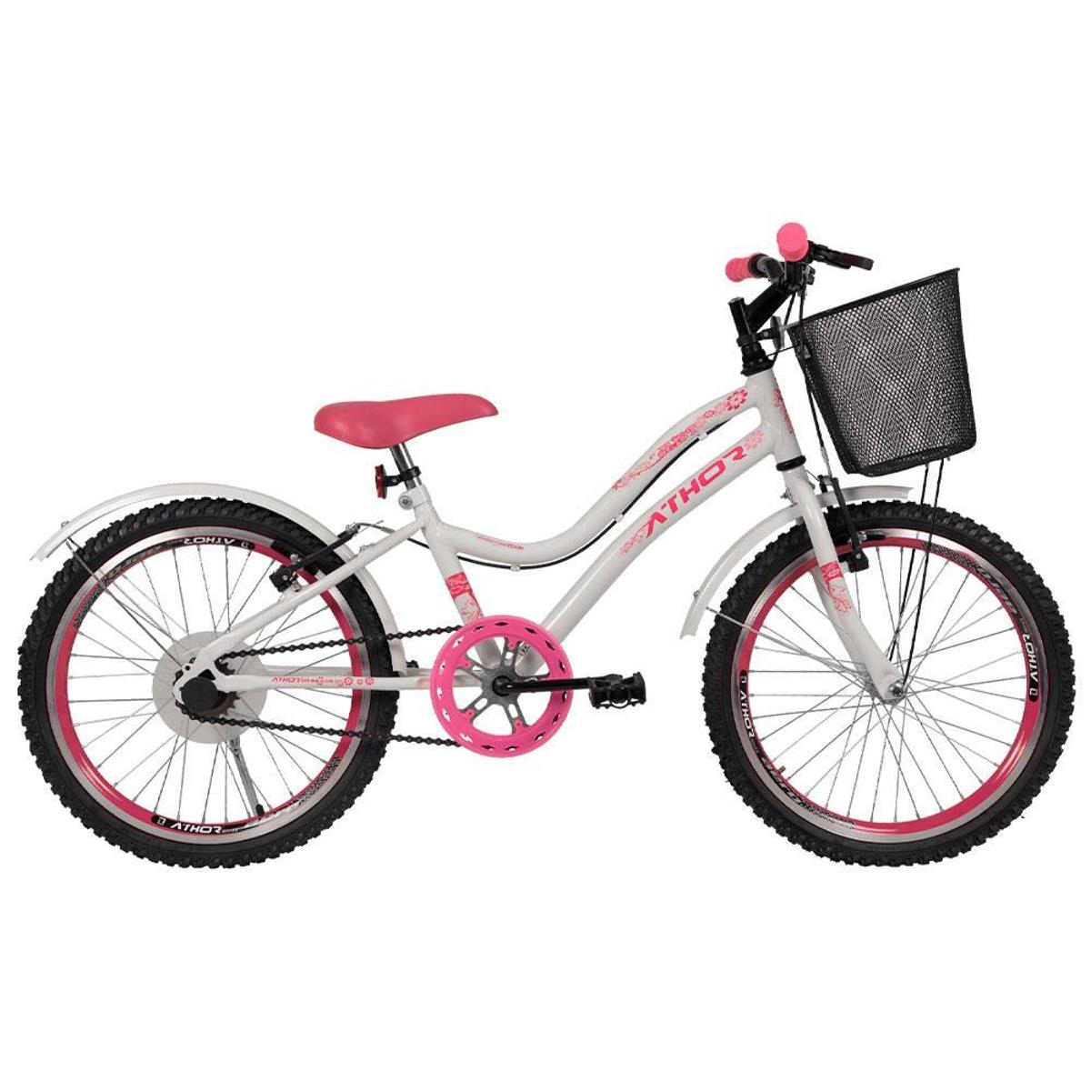 Bicicleta Aro 20 Feminina Athor Mist Aro Aero C/cesta - Rosa | Netshoes