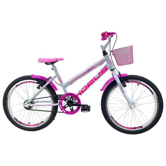 Bicicleta Aro 20 Feminina - Branco Menor preço em Bicicleta Aro 20 Feminina - Branco