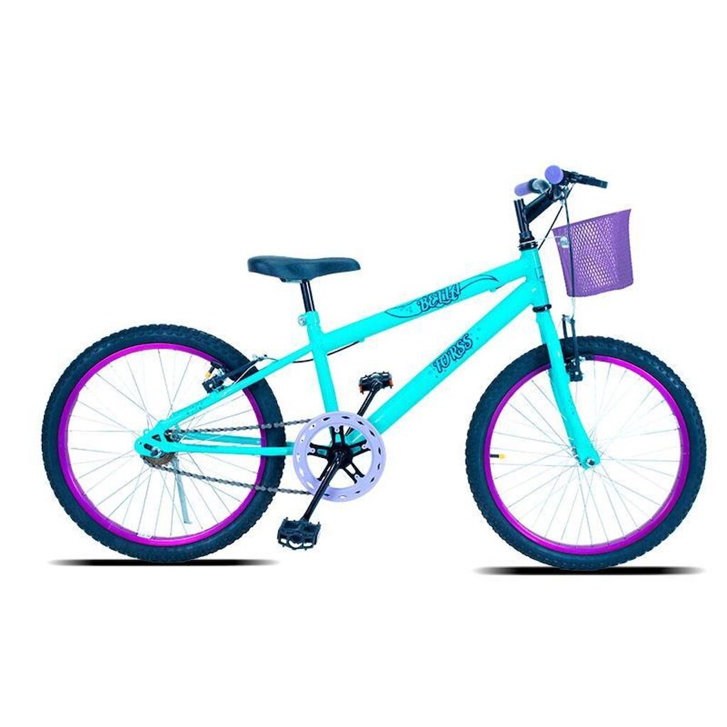 Bicicleta Aro 20 Forss Bella Com Cestinha