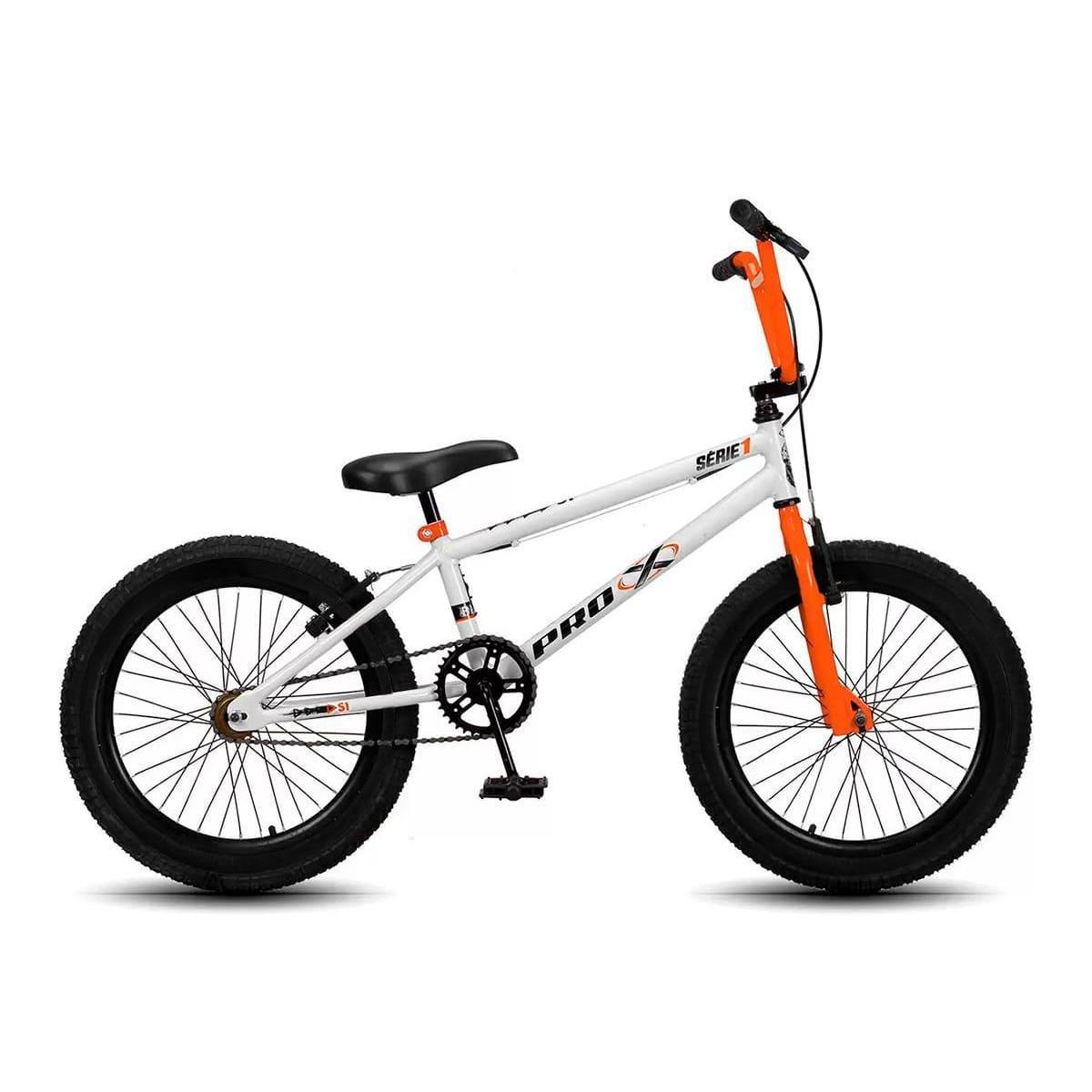 Bicicleta Aro 20 Infantil PRO X S1 FreeStyle V-Brake - Preto+