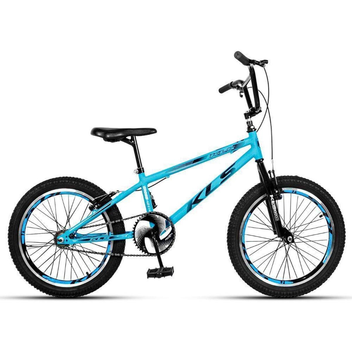Bicicleta Kls Free Style Vb Aro 20 Rígida 1 Marcha - Azul/preto