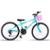 Bicicleta Aro 24 C/cestinha Forss Anny 18 Marchas Turquesa - Verde