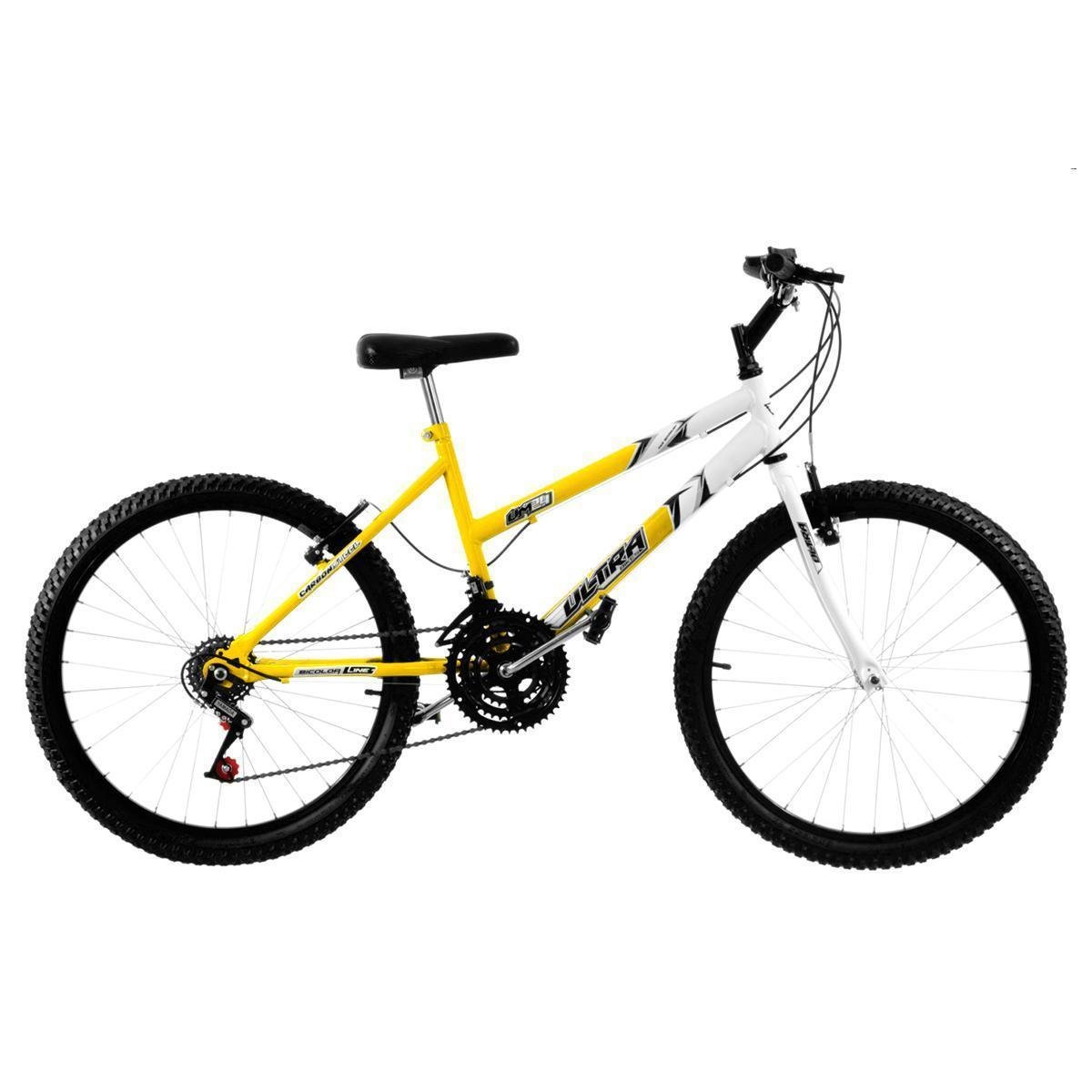 Bicicleta Aro 24 Feminina Bicolor 18 Marchas Aço Carbono Ultra Bikes é ruim? Bicicleta Aro 24 Feminina Bicolor 18 Marchas Aço Carbono Ultra Bikes é boa?