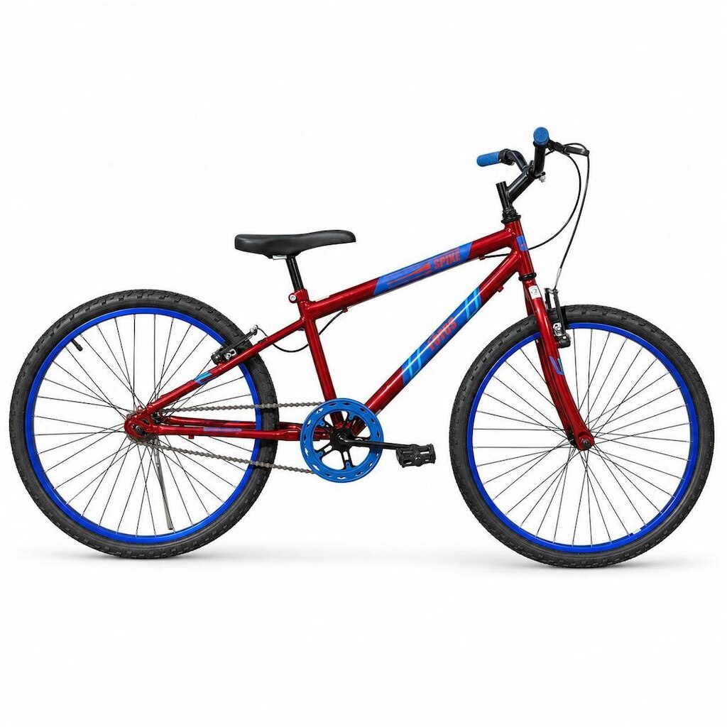 Bicicleta Aro 24 Forss Spike Sem Marchas - Vermelho