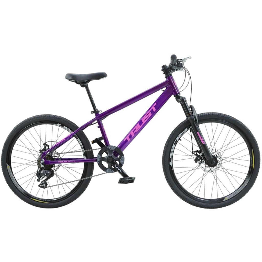 Bicicleta Aro 24 Trust 1x7 Freio A Disco Cambio Importado
