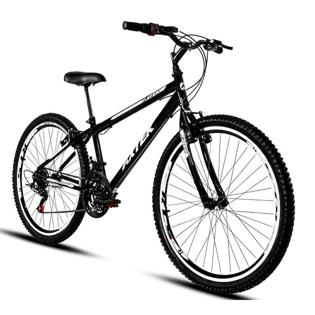 Bicicleta Aro 26 Axtek Sport Gold Rebaixado V-Brake Mtb 21V