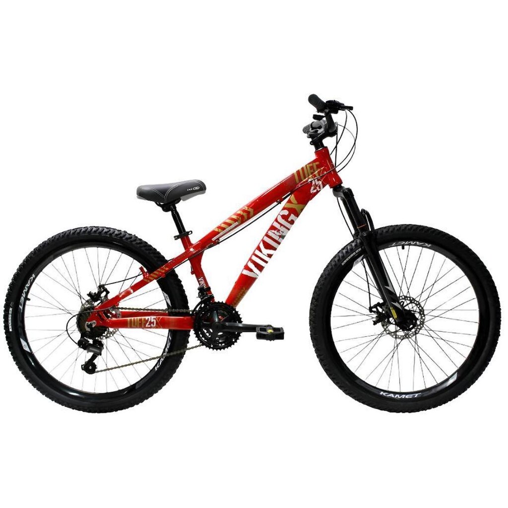 Bicicleta Aro 26 Bike Vikingx Freeride 21v Freio a Disco