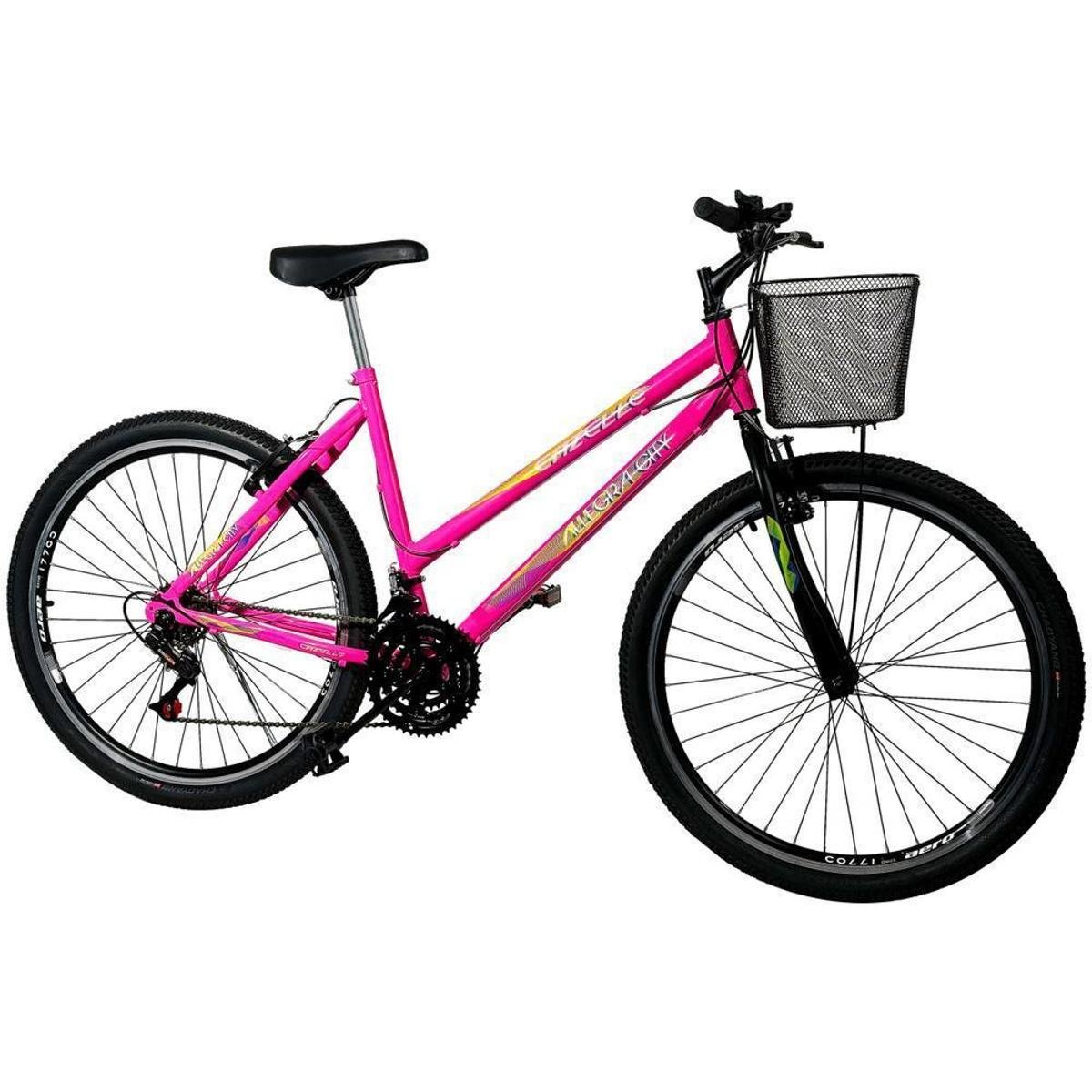 Bicicleta Colli Bike Cazelle Aro 29 Susp. Dianteira 21 Marchas - Amarelo/vermelho