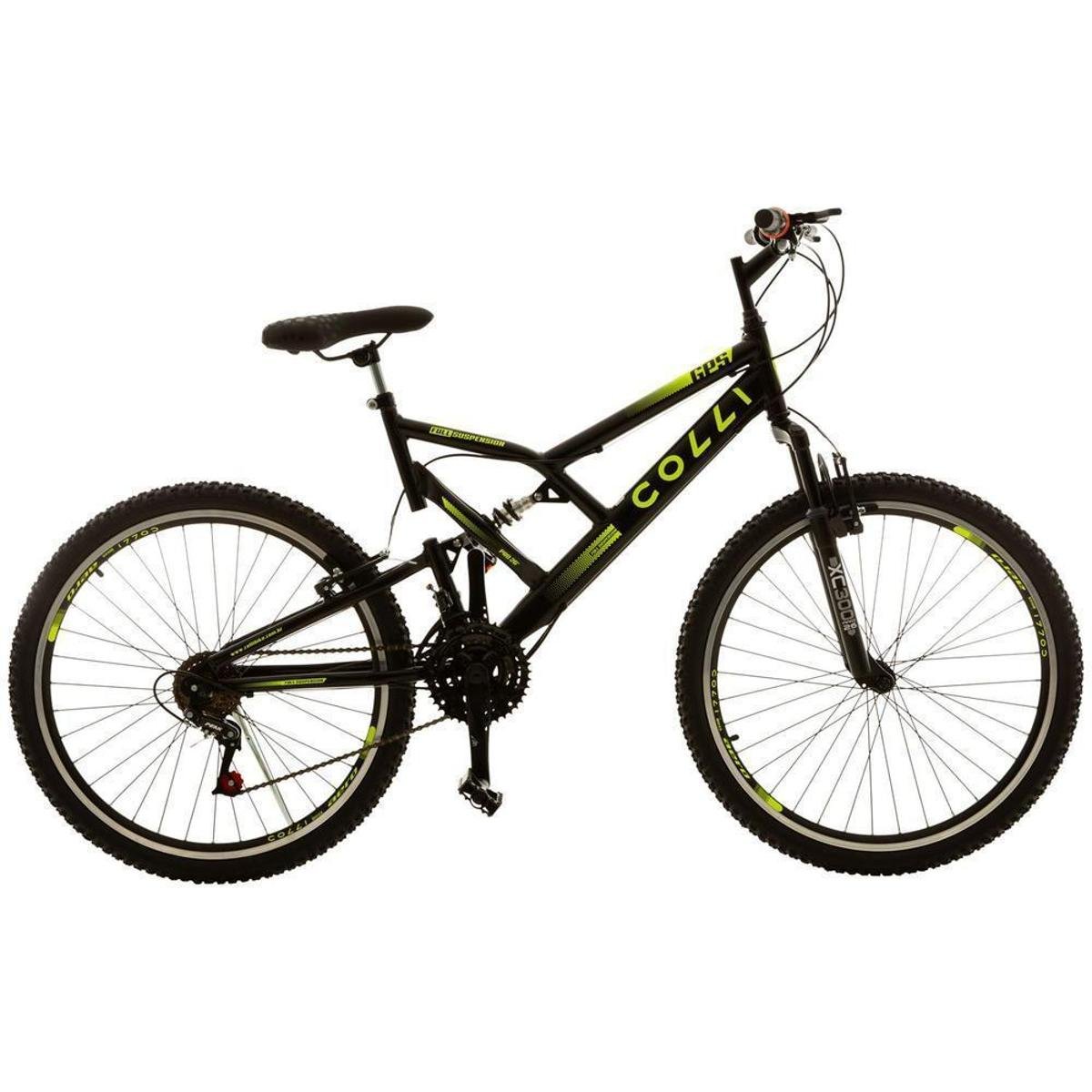 Bicicleta Aro 26 Colli GPS Freio V-Brake Aço Carbono 21 Marchas Menor preço em Bicicleta Aro 26 Colli GPS Freio V-Brake Aço Carbono 21 Marchas