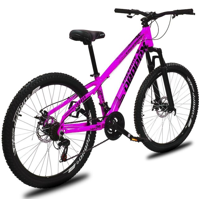 Bicicleta aro 26 Dropp Freeride Alumínio 21 Vel Marchas Câmbios Shimano Freios a disco