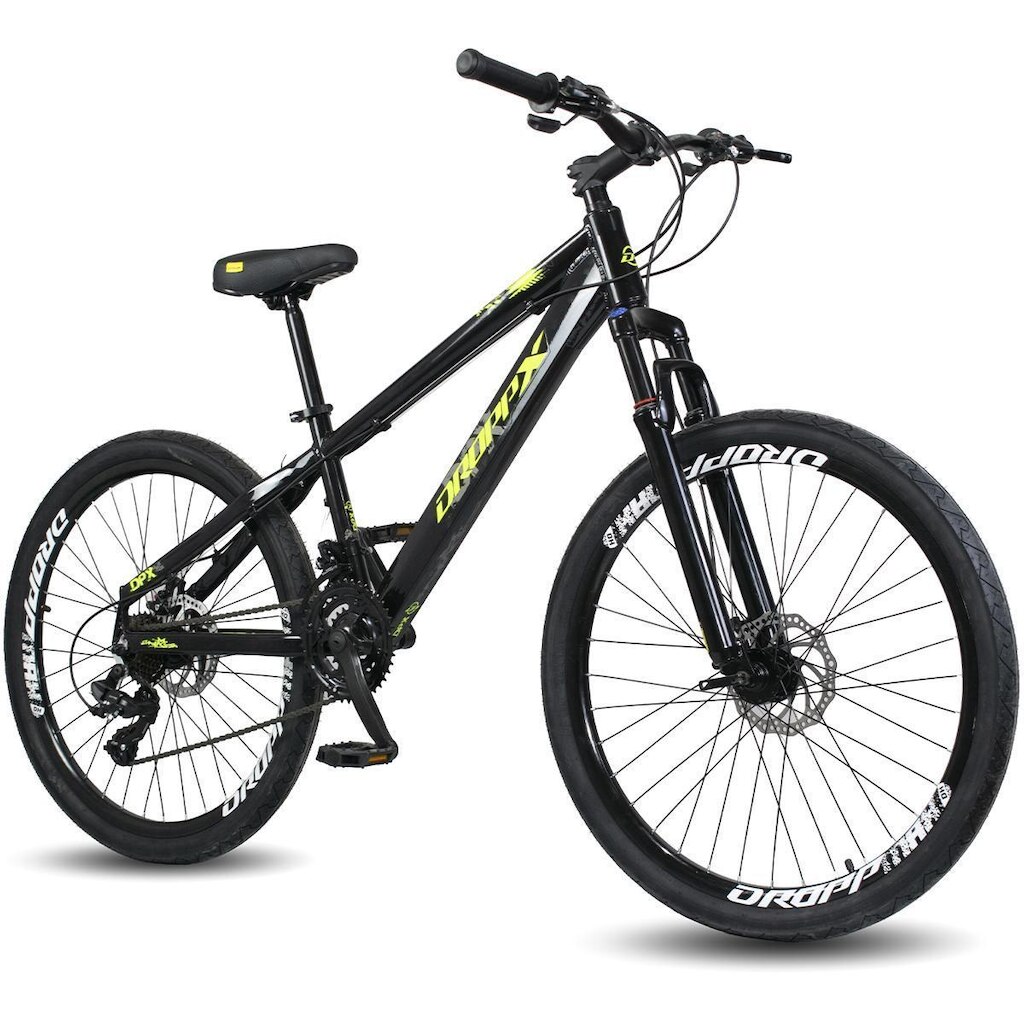 Bicicleta Aro 26 Dropp x PRO Freeride 21 Vel Freio A Disco Vikingx Grau Wheeling Vmaxx